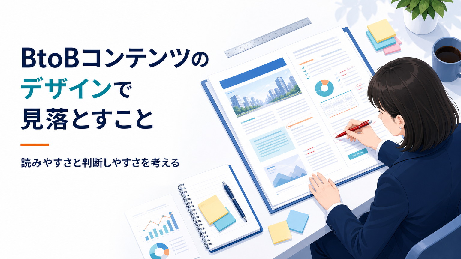BtoBコンテンツのデザインで見落とすこと 読みやすさと判断しやすさを考える