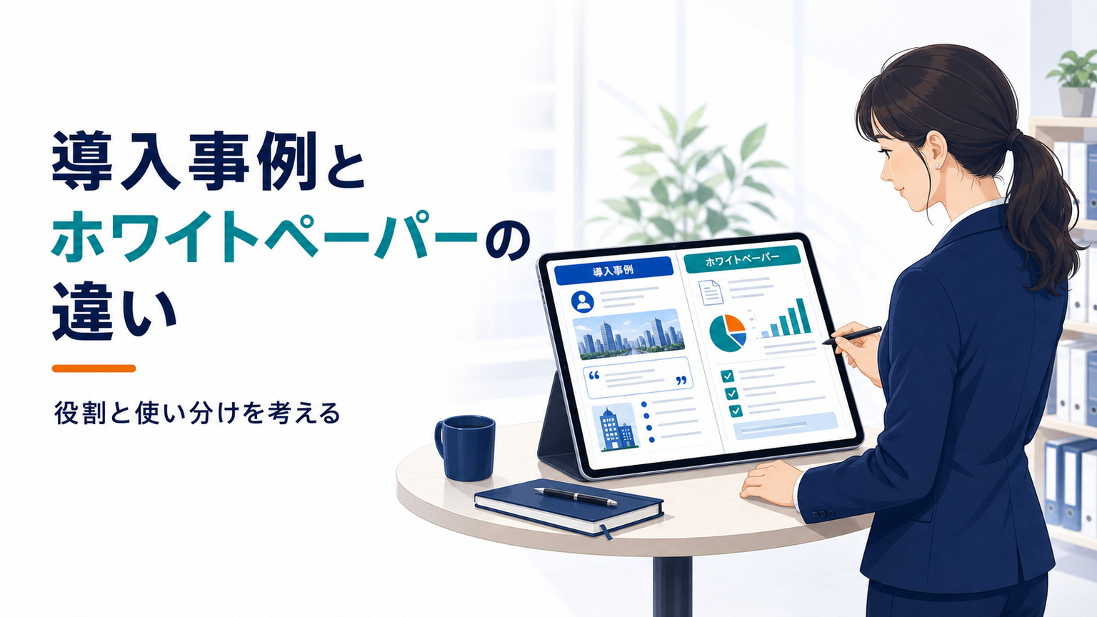 導入事例とホワイトペーパーの違い 役割と使い分けを考える